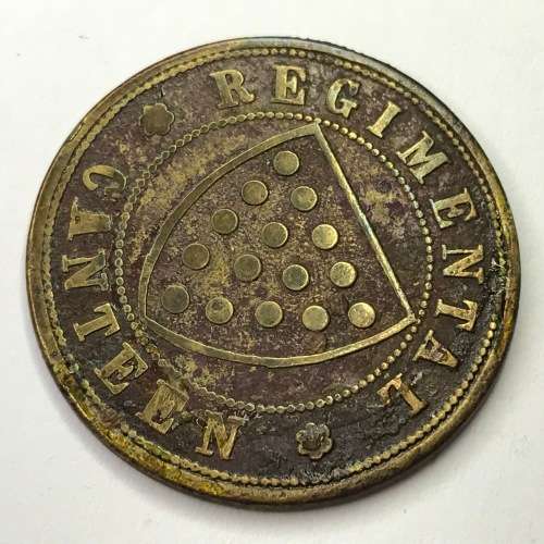 Cornwall Light Infantry Regimental canteen token