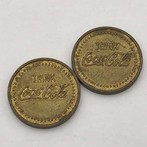 Lot of 6 Coca Cola tokens - rarely seen