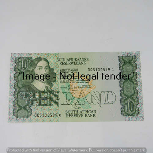 GPC de Kock 3rd Issue R10 bank notes - Lot of 3 uncirculated with consecutive numbers