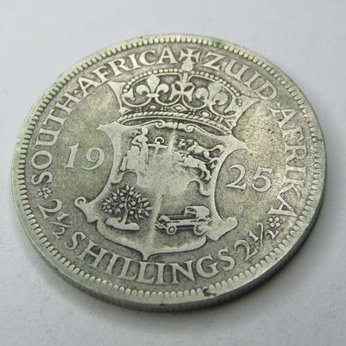 1925 ZAR half crown - scarce