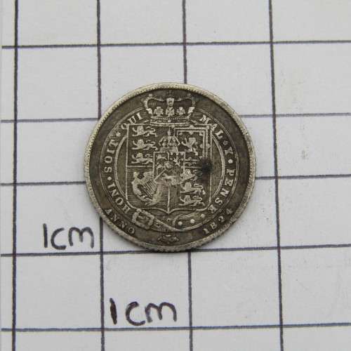 1824 Sixpence George 4 - Great Britain