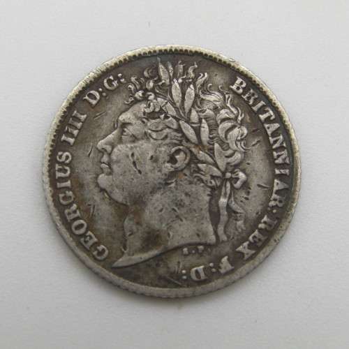 1824 Sixpence George 4 - Great Britain