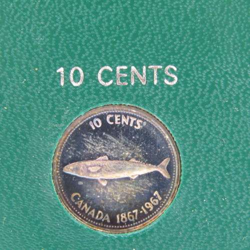 Canada 1967 proof set in slab - Mostly silver coins