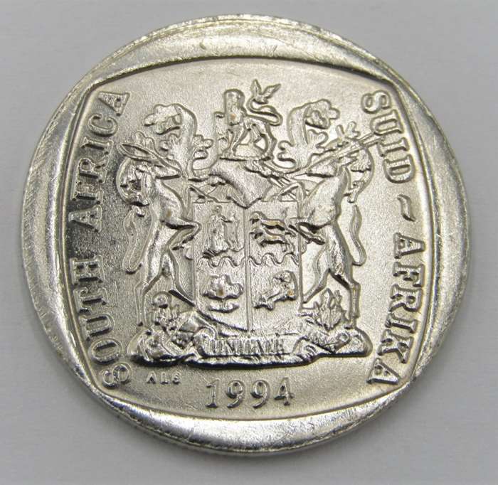 Error 1994 Presidential inauguration R5 - struck through with another reverse