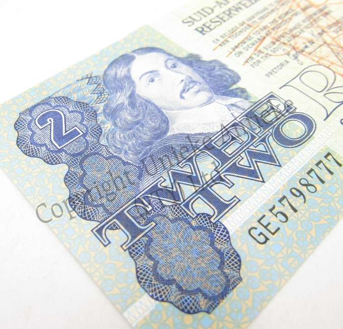 Lot of 7 Gerhard de Kock R2 banknote with consecutive numbers - 1984
