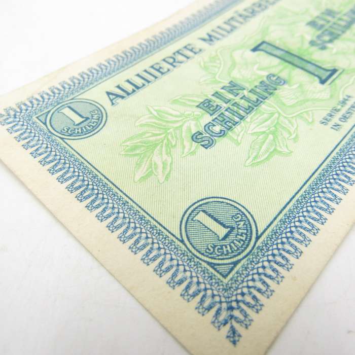 Occupation of Austria 1 Shilling banknote 1944 series banknote (military)