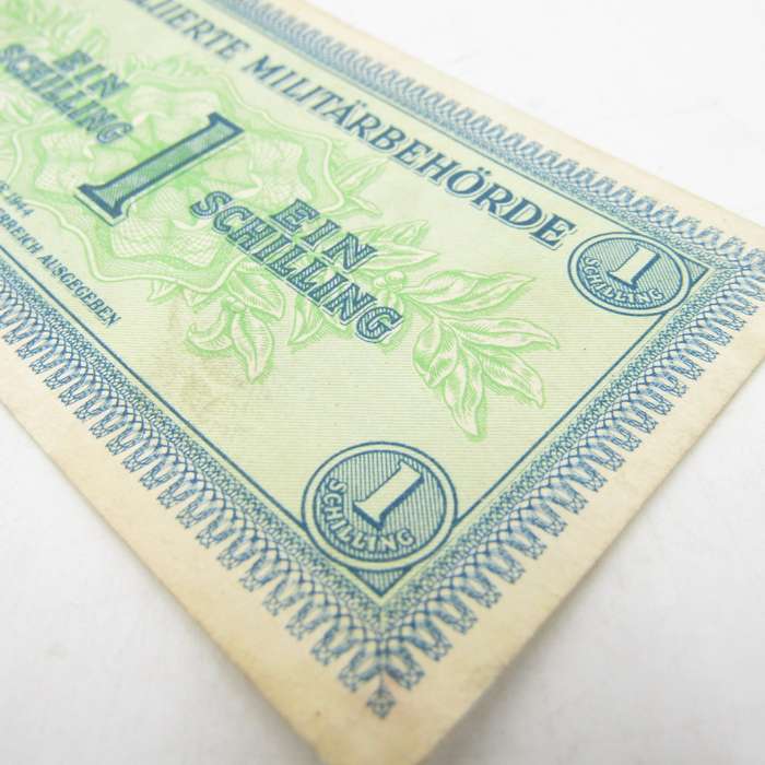 Occupation of Austria 1 Shilling banknote 1944 series banknote (military)