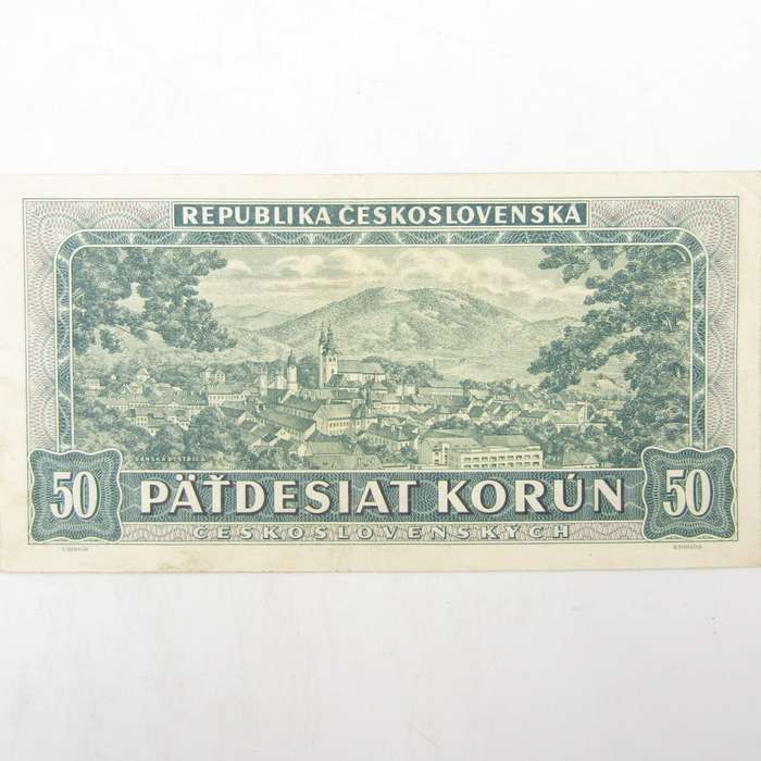 Ceskoslovenska 50 Korun 1948 XF