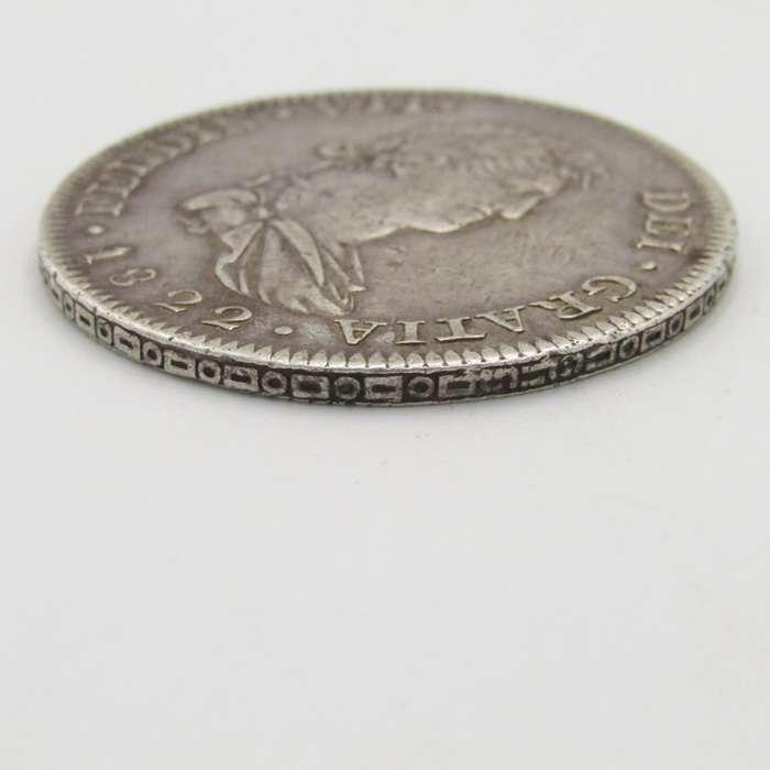 Spain 8 Real 1822 XF Guadalajara Mint - War of Independence