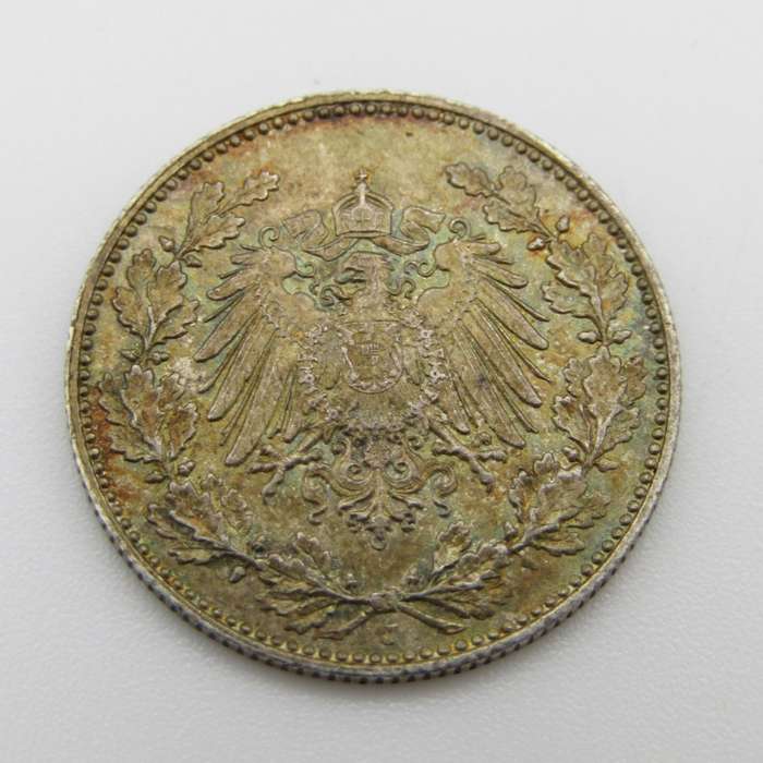 German Reich 1900 J 50 pfennig AU+
