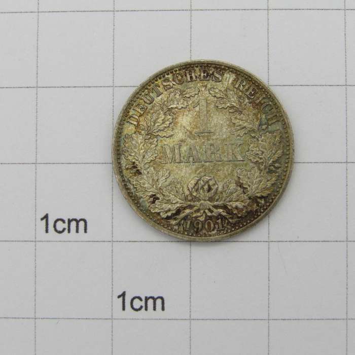 Deutsches Reich 1901 A 1 Mark AU
