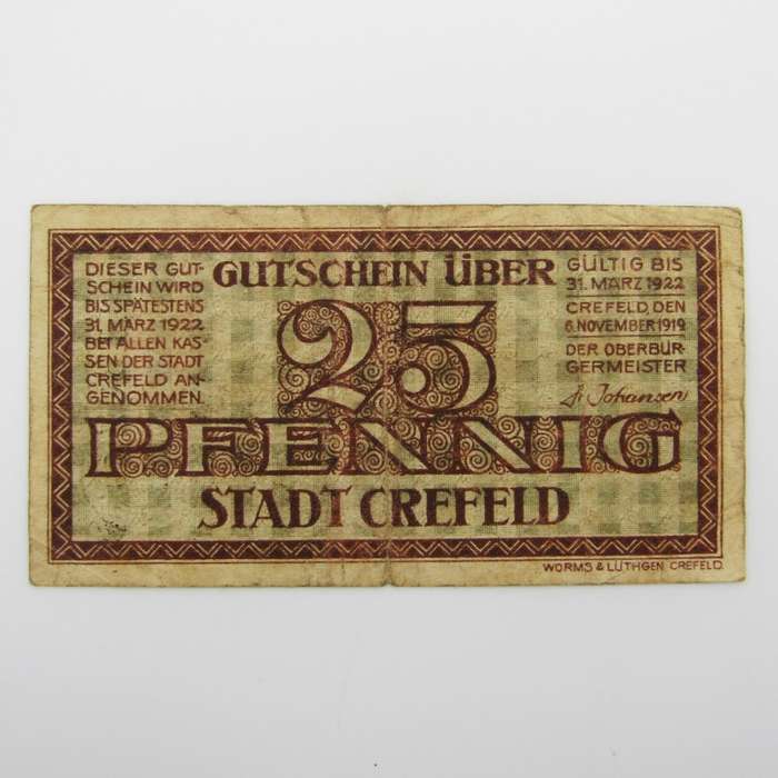 Lot of 4 Antique German banknotes