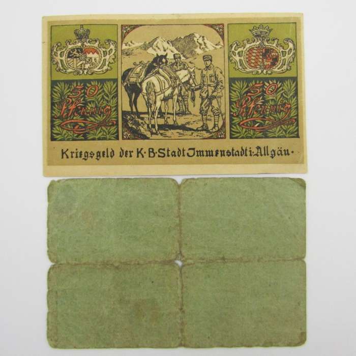 Germany lot of 4 Antique banknote tokens
