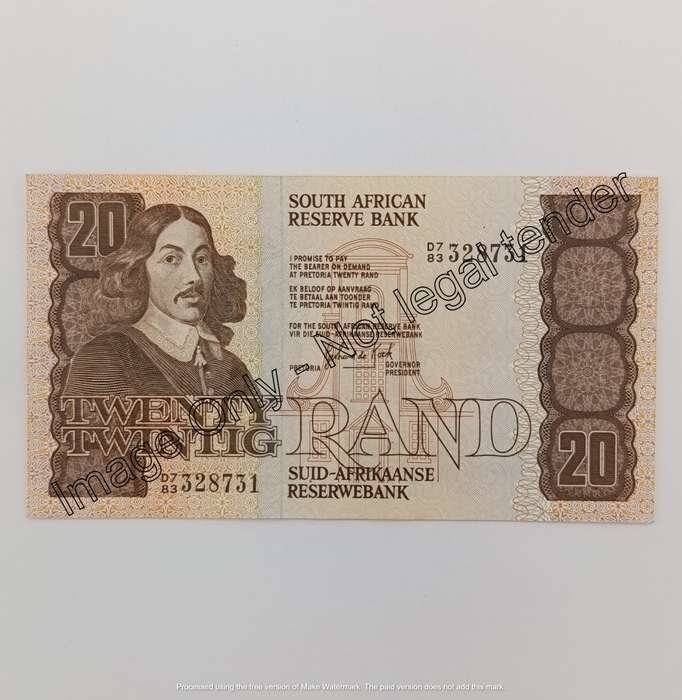 Lot of 2 GPC de Kock 3rd issue banknotes with consecutive numbers