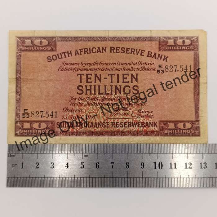 Postmus 15 April 1941 Ten shillings banknote VF+