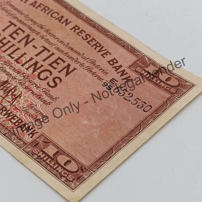MH de Kock Ten Shillings 1947 banknote VF+