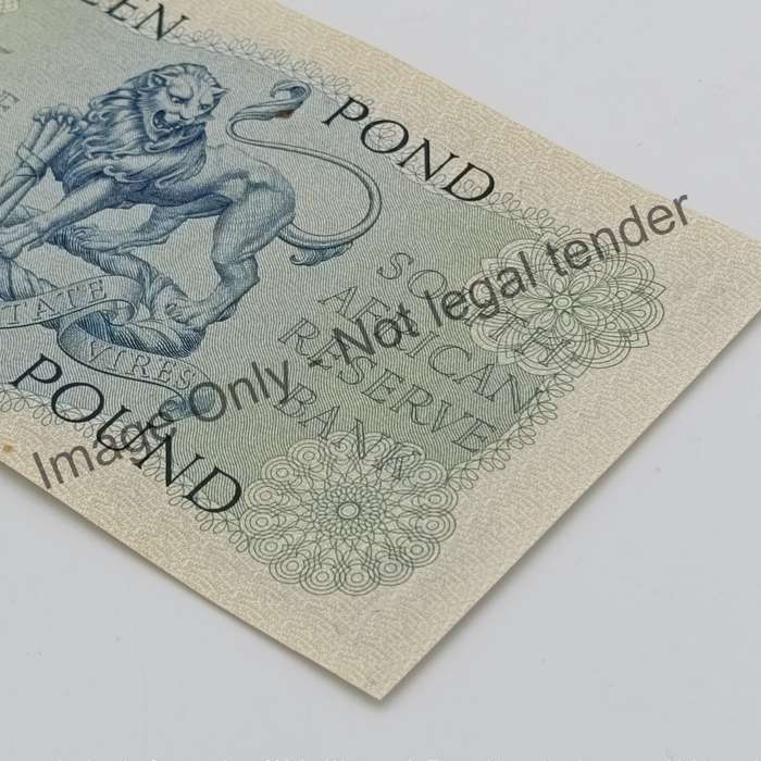MH de Kock one pound 18-1-57 B276 A/E uncirculated