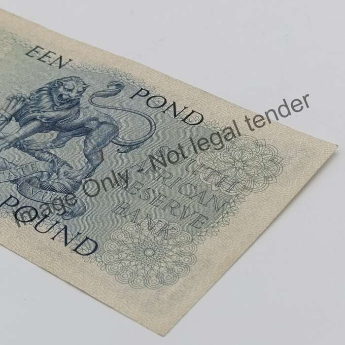 MH de Kock one pound 23-3-54 - E/A - B177 - AU some creases
