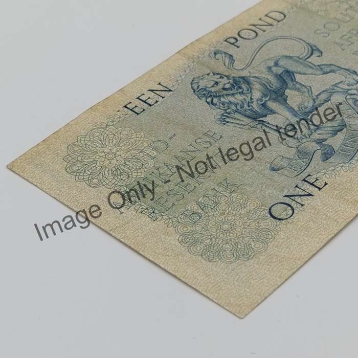 MH de Kock one pound 13-3-59 - E/A - B363 AU creases dents