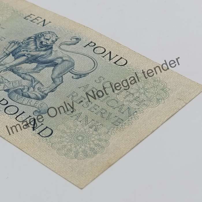 MH de Kock one pound 19-6-56 - E/A - B247 - AU with dents & creases