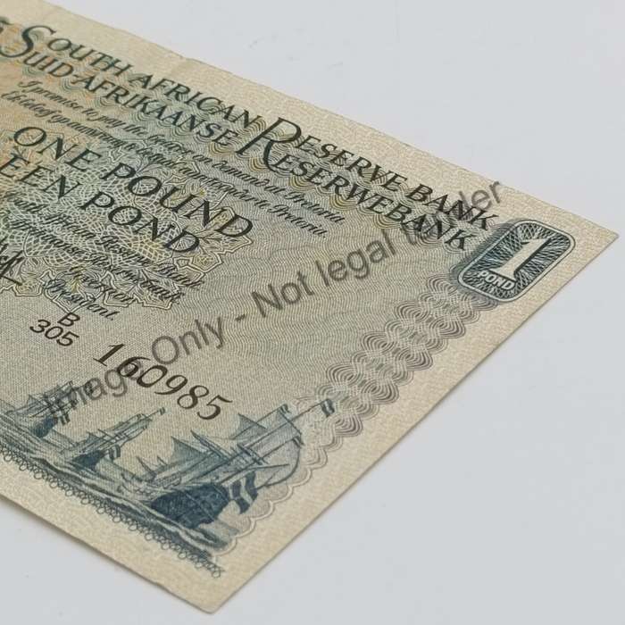 MH de Kock one pound 22-10-57 - E/A - B305 - EF