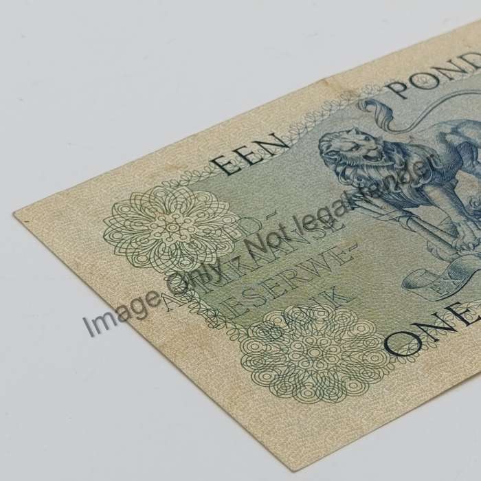 MH de Kock one pound 18-6-57 - B296 - EF