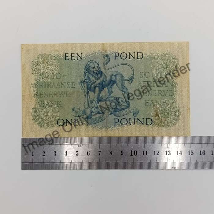 MH de Kock one pound 18-6-57 - B296 - EF