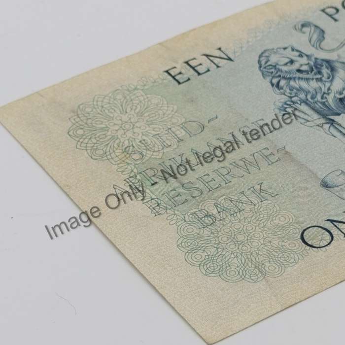 MH de Kock one pound 21-1-55 - A/E - B198 - AU dents & creases