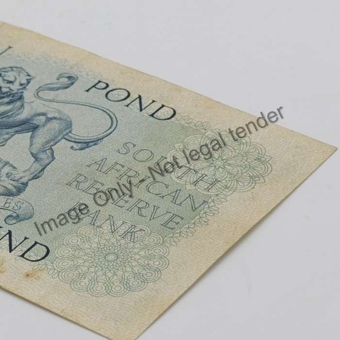 MH de Kock one pound 21-1-55 - A/E - B198 - AU dents & creases