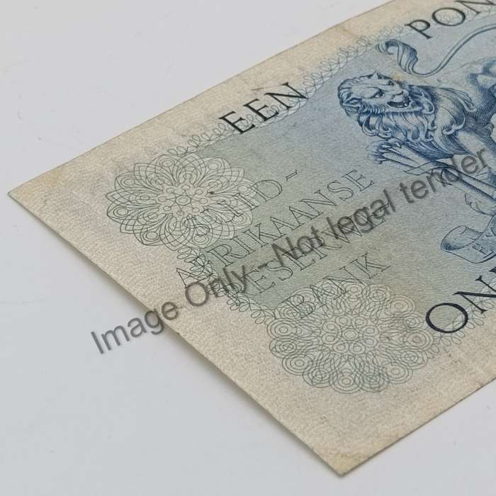 MH de Kock one pound 13-11-53 - E/A - B159 - EF+ - creases & folds