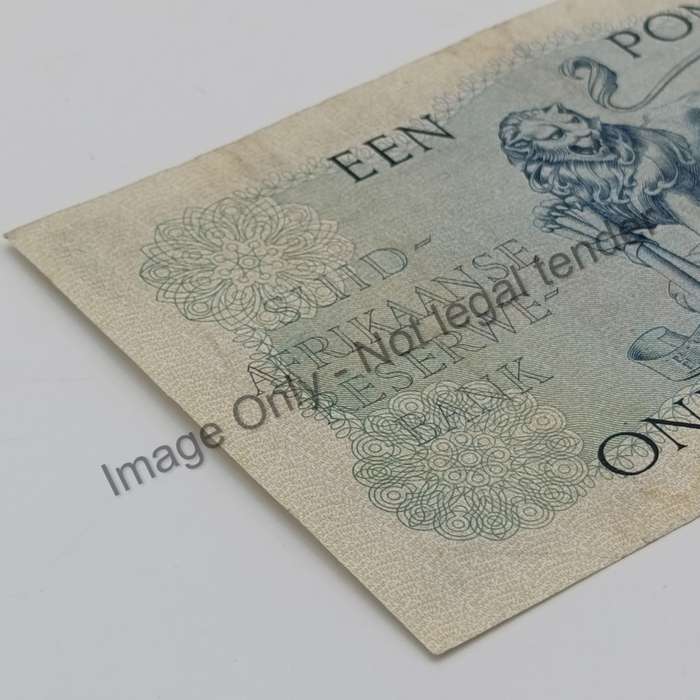 MH de Kock one pound 12-12-51 - B120 - AU with creases