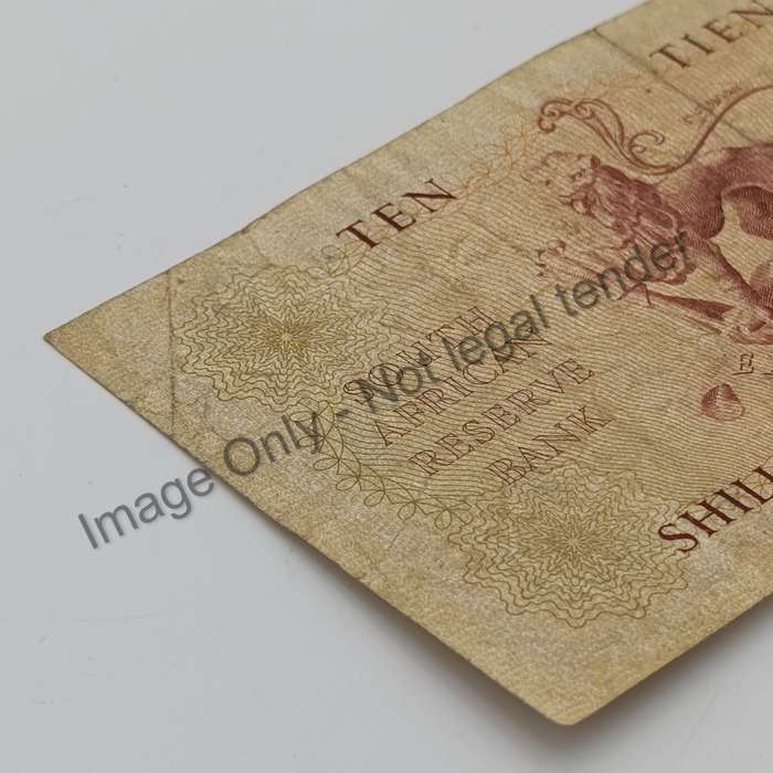MH de Kock Ten Shillings 1956 - E/A - A130 - VF