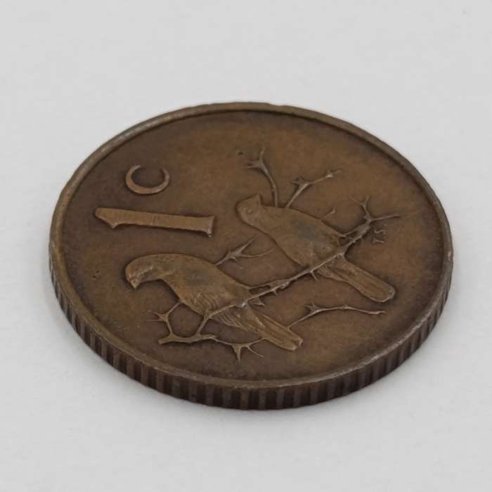 South Africa 1965 English 1 cent - business strike only 1180 minted