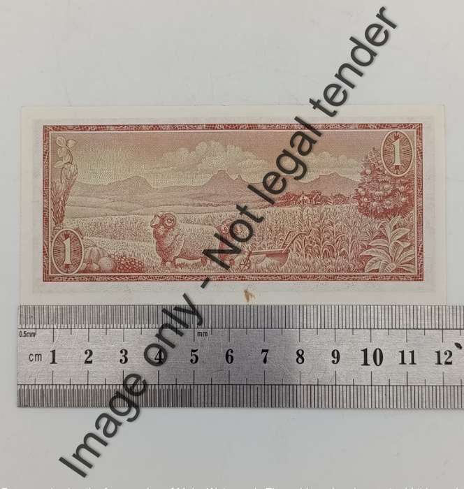 TW de Jongh 3rd Issue pair of R1 banknotes with consecutive numbers