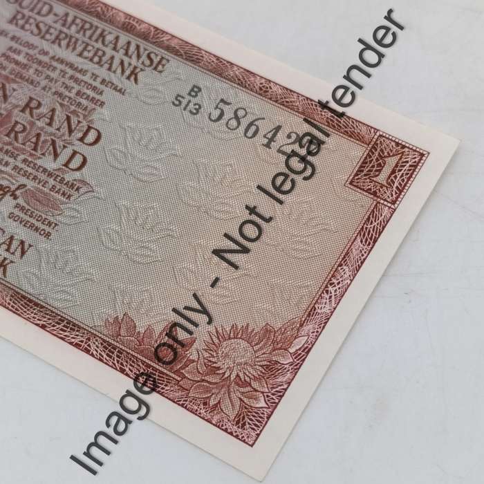 TW de Jongh 3rd Issue - Lot of 9 uncirculated R1 banknotes
