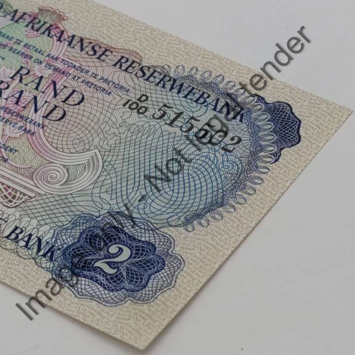 TW de Jongh 2nd issue 1974 R2 banknote pair uncirculated with consecutive numbers D100