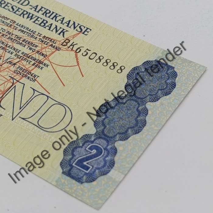 GPC de Kock 2nd issue Lot of 3 uncirculated R2 banknotes ending with 22, 44, 88