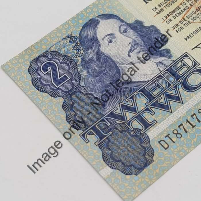 GPC de Kock 3rd issue Lot of 5 R2 banknotes with numbers ending in 00, 22, 33, 66, 77 uncirculated
