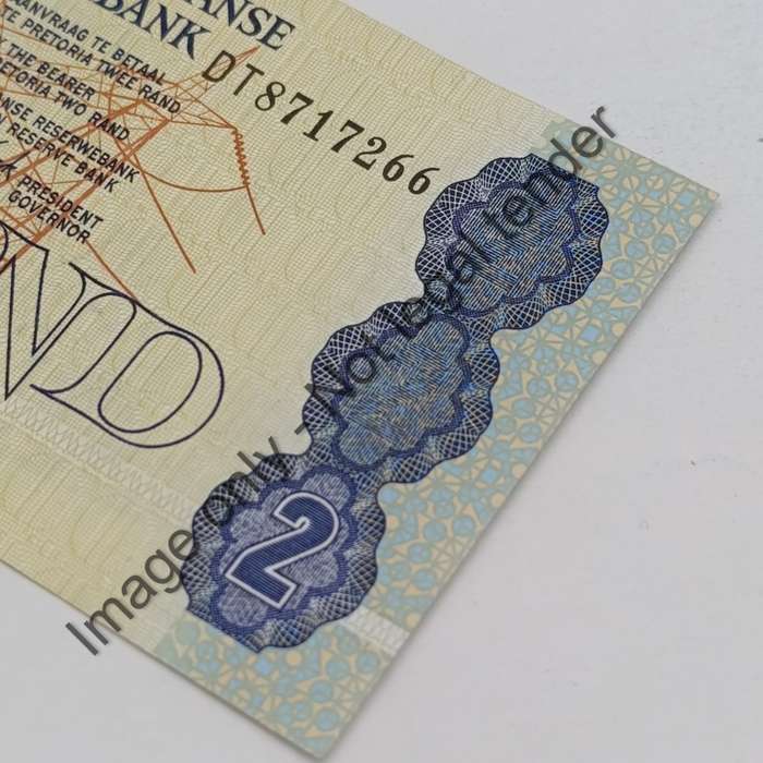 GPC de Kock 3rd issue Lot of 5 R2 banknotes with numbers ending in 00, 22, 33, 66, 77 uncirculated