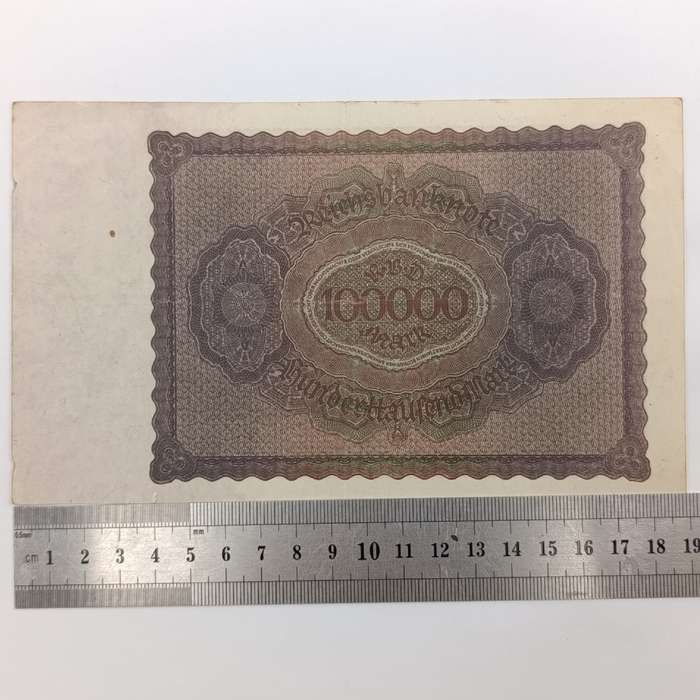 Banknotes Germany Reichs banknote 100000 Mark 1923