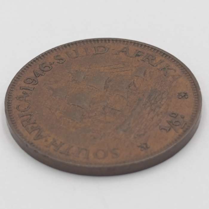1946 SA Union half penny EF+