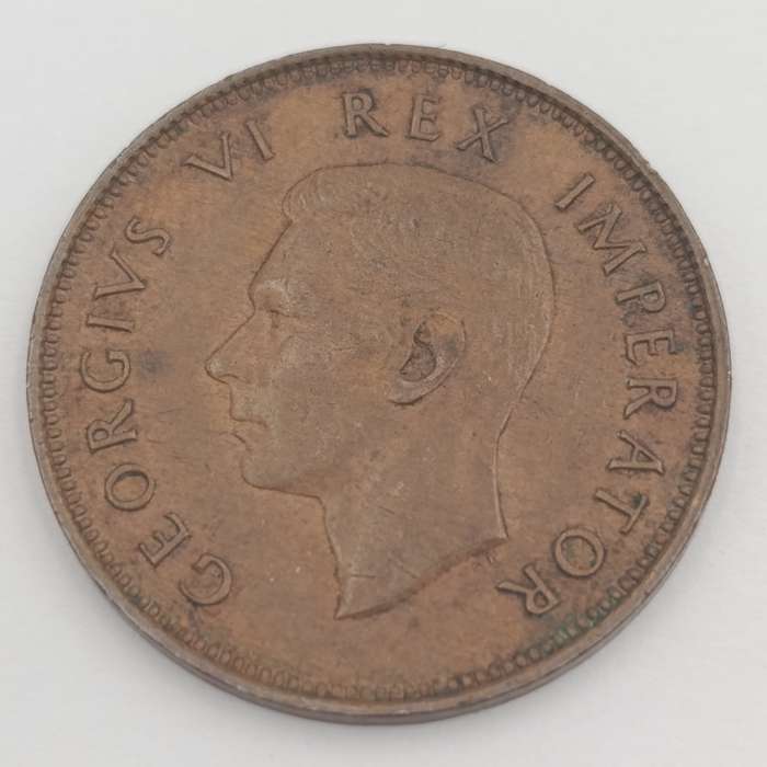 1946 SA Union half penny EF+