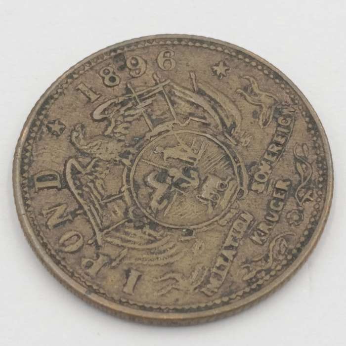 1896 Imitation sovereign Kruger 1 Pond token