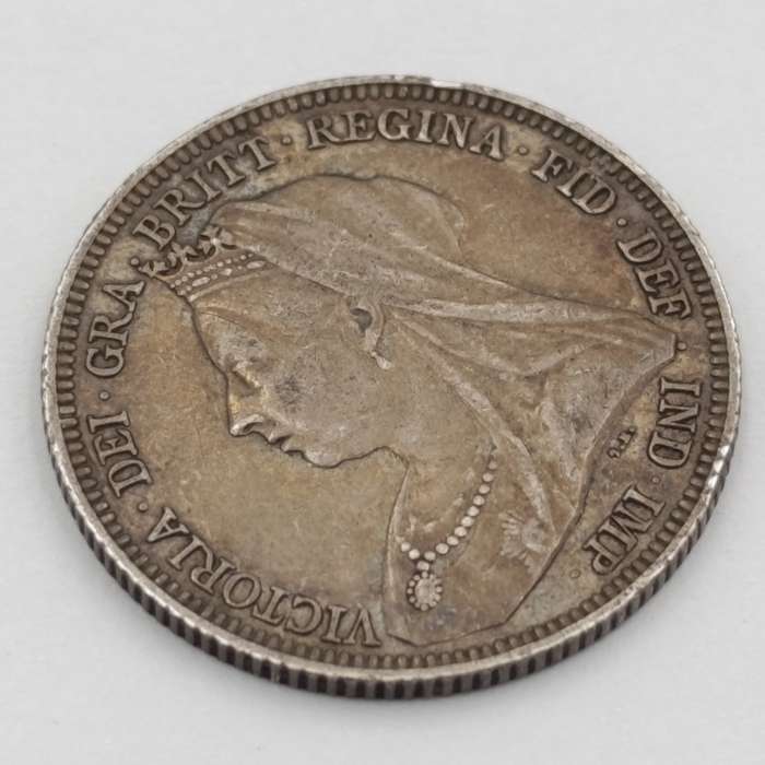 1893 Great Britain Shilling - XF