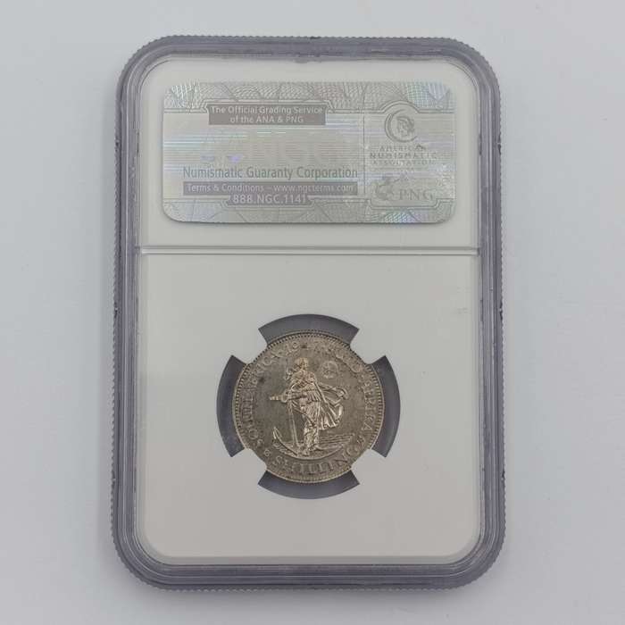 1947 SA Union Proof 1 Shilling graded PF63 by NGC