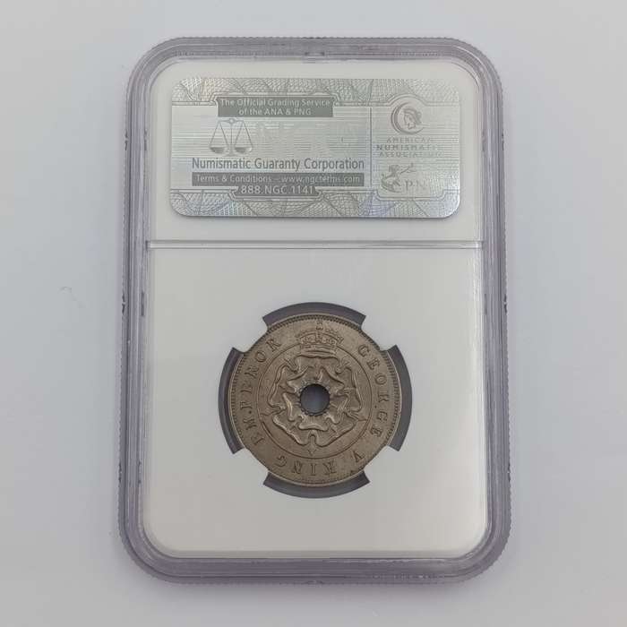 1934 Southern Rhodesia Penny graded MS64 by NGC