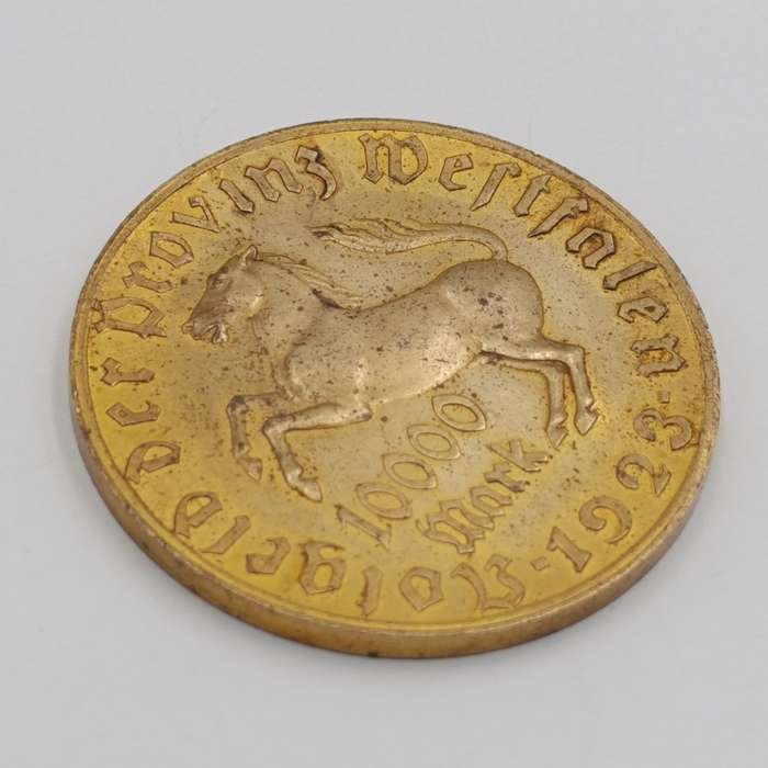 Germany Weimar Republic 1923 notgeld coin Westphalia - 10000 Mark