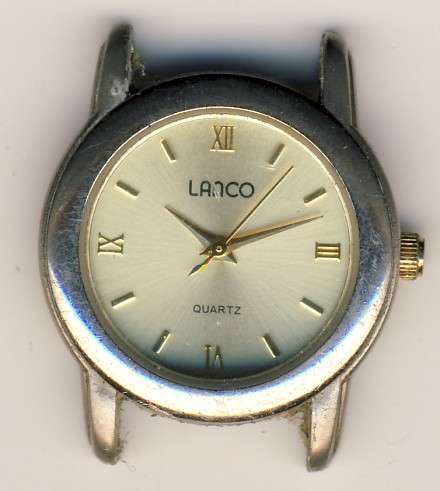 Lanco quartz watch - working - no strap @@@ Crazy R1 Start