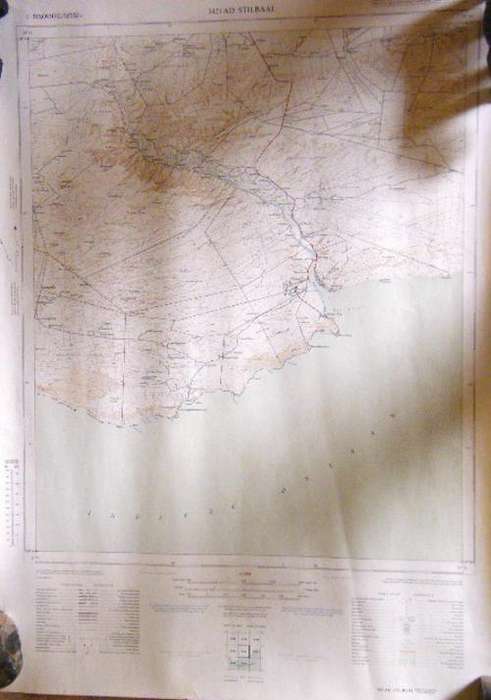 Map of Stilbaai  - First Edition 1963 - 75 x 53cm - as per photo