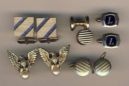 5 Sets of cufflinks - as per scan